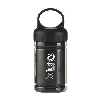 Branded Promotional COOLDOWN COOLING TOWEL in Black Towel From Concept Incentives.