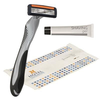Branded Promotional BIC¬Æ FLEX4 COMFORT with Gel in Personalised Flow Pack Shaver From Concept Incentives.