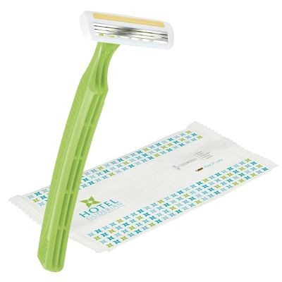 Branded Promotional BIC¬Æ PURE 3¬Æ LADY in Personalized Flow Pack Shaver From Concept Incentives.