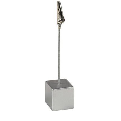 Branded Promotional CLIP PHOTO MEMO HOLDER in Silver Grey Memo Holder From Concept Incentives.