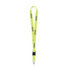 Branded Promotional LANYARD 2 CM in Fluorescent Yellow Lanyard From Concept Incentives.