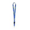 Branded Promotional LANYARD 2 CM in Blue Lanyard From Concept Incentives.