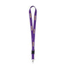 Branded Promotional LANYARD 2 CM in Purple Lanyard From Concept Incentives.