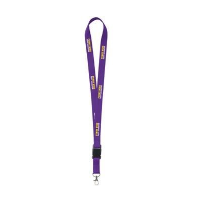 Branded Promotional LANYARD 2 CM in Purple Lanyard From Concept Incentives.