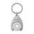 Branded Promotional KEYCOIN COIN HOLDER ‚Ç¨ 0 in Silver Keyring From Concept Incentives.