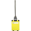 Branded Promotional PLASTIC LUGGAGE TAG in Yellow Luggage Tag From Concept Incentives.
