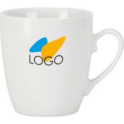 Branded Promotional COFFEE ROYAL PORCELAIN MUG in White Mug From Concept Incentives.