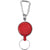 Branded Promotional SECURITY SKI PASS HOLDER PULL REEL PASS HOLDER in Red Pull Reel Pass Holder From Concept Incentives.