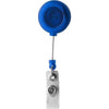 Branded Promotional RETRACTABLE PULL REEL SKI PASS HOLDER in Blue Pull Reel Pass Holder From Concept Incentives.