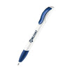 Branded Promotional SENATOR HATTRIX POLISHED BASIC PLASTIC BALL PEN with Soft Grip in Dark Blue Pen From Concept Incentives.