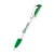 Branded Promotional SENATOR HATTRIX POLISHED BASIC PLASTIC BALL PEN with Soft Grip & Metal Clip in Vivid Green Pen From Concept Incentives.