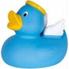 Branded Promotional ANGEL RUBBER DUCK SMALL in Blue Duck Plastic From Concept Incentives.