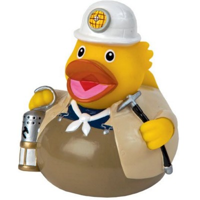 Branded Promotional MINER DUCK Duck Plastic From Concept Incentives.