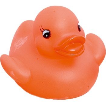 Branded Promotional RED COLOUR CHANGING DUCK Duck Plastic From Concept Incentives.