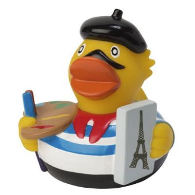 Branded Promotional PARIS CITYDUCK PLASTIC DUCK Duck Plastic From Concept Incentives.