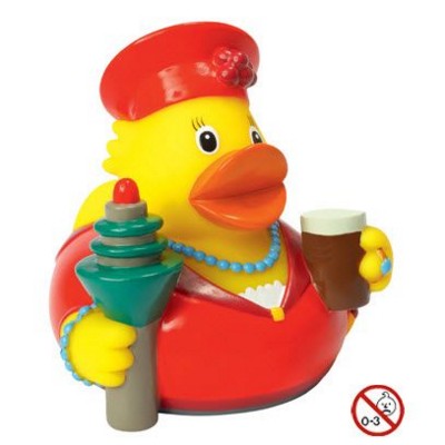 Branded Promotional DUSSELDORF CITYDUCK PLASTIC DUCK Duck Plastic From Concept Incentives.