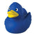 Branded Promotional BLUE RUBBER DUCK Duck Plastic From Concept Incentives.