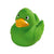 Branded Promotional GREEN RUBBER DUCK Duck Plastic From Concept Incentives.