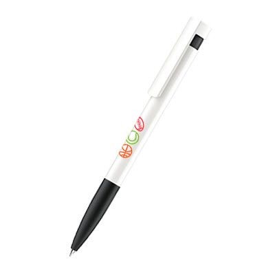 Branded Promotional SENATOR LIBERTY BASIC with Soft Grip in Black Pen From Concept Incentives.