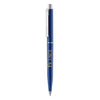 Branded Promotional SENATOR POINT POLISHED PLASTIC BALL PEN in Blue Pen From Concept Incentives.