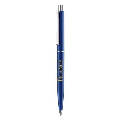 Branded Promotional SENATOR POINT POLISHED PLASTIC BALL PEN in Blue Pen From Concept Incentives.