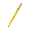 Branded Promotional SENATOR POINT POLISHED PLASTIC BALL PEN in Honey Yellow Pen From Concept Incentives.