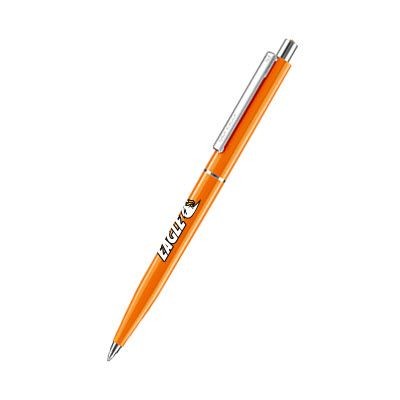 Branded Promotional SENATOR POINT POLISHED PLASTIC BALL PEN in Orange Pen From Concept Incentives.