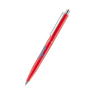 Branded Promotional SENATOR POINT POLISHED PLASTIC BALL PEN in Strawberry Red Pen From Concept Incentives.