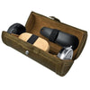 Branded Promotional GRENOBLE SHOE SHINE SET in Brown Shoe Shine Kit From Concept Incentives.