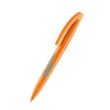 Branded Promotional SENATOR BRIDGE POLISHED PLASTIC BALL PEN in Orange Pen From Concept Incentives.