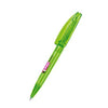 Branded Promotional SENATOR BRIDGE CLEAR TRANSPARENT PLASTIC BALL PEN in Pale Green Pen From Concept Incentives.