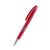 Branded Promotional SENATOR BRIDGE POLISHED PLASTIC BALL PEN with Metal Tip in Cherry Red Pen From Concept Incentives.