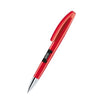 Branded Promotional SENATOR BRIDGE POLISHED PLASTIC BALL PEN with Metal Tip in Strawberry Red Pen From Concept Incentives.