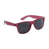 Branded Promotional MALIBU TRANS SUNGLASSES in Transparent Red Sunglasses From Concept Incentives.