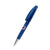 Branded Promotional SENATOR BRIDGE CLEAR TRANSPARENT PLASTIC BALL PEN with Metal Tip in Dark Blue Pen From Concept Incentives.