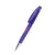 Branded Promotional SENATOR BRIDGE CLEAR TRANSPARENT PLASTIC BALL PEN with Metal Tip in Purple Pen From Concept Incentives.