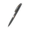 Branded Promotional SENATOR BRIDGE SOFT TOUCH BALL PEN in Anthracite Grey Pen From Concept Incentives.