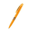 Branded Promotional SENATOR BRIDGE SOFT TOUCH BALL PEN in Orange Pen From Concept Incentives.