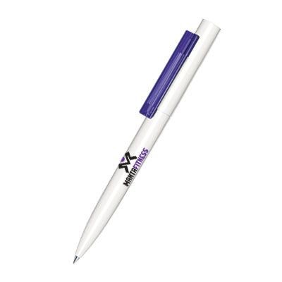 Branded Promotional SENATOR HEADLINER POLISHED BASIC BALL PEN in Purple Pen From Concept Incentives.