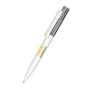 Branded Promotional SENATOR HEADLINER CLEAR TRANSPARENT BASIC BALL PEN in Cool Grey 9 Pen From Concept Incentives.