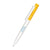 Branded Promotional SENATOR HEADLINER CLEAR TRANSPARENT BASIC BALL PEN in Honey Yellow Pen From Concept Incentives.