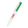 Branded Promotional SENATOR HEADLINER CLEAR TRANSPARENT BASIC BALL PEN in Vivid Green Pen From Concept Incentives.