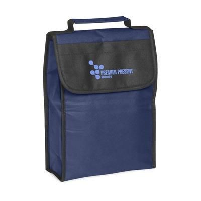 Branded Promotional COOL & COMPACT COOL BAG in Dark Blue Cool Bag From Concept Incentives.