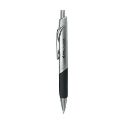 Branded Promotional DELTA TRIANGULAR SHAPE METAL BALL PEN in Silver Pen From Concept Incentives.