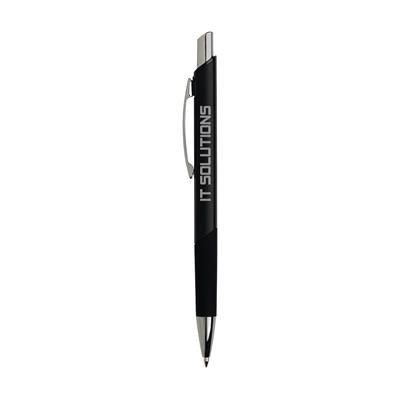 Branded Promotional SQUARE BALL PEN in Black Pen From Concept Incentives.