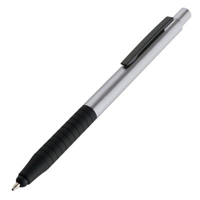 Branded Promotional COLUMBIA BALL PEN & TOUCH SCREEN STYLUS in Silver Pen From Concept Incentives.