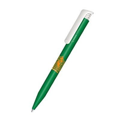 Branded Promotional SENATOR SUPER HIT BIO BALL PEN in Natural Green Pen From Concept Incentives.