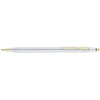 Branded Promotional CROSS CENTURY CLASSIC MEDALIST BALL PEN in Polished Chrome with 23 Carat Gold Trim Pen From Concept Incentives.