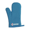 Branded Promotional KITCHEN GLOVES OVEN GLOVES in Light Blue Oven Mitt From Concept Incentives.