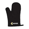 Branded Promotional KITCHEN GLOVES OVEN GLOVES in Black Oven Mitt From Concept Incentives.